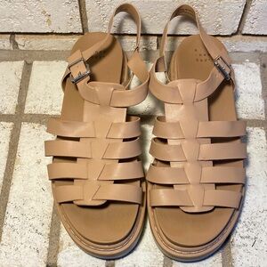 a new day Tan Women Sandals